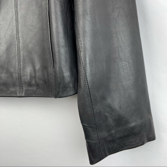 *SOLD Croft & Barrow Lambskin Leather Jacket-Blazer - Picture 9 of 16